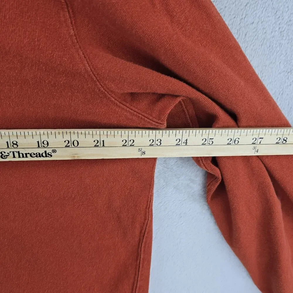 Polo Ralph Lauren Rugby Polo Shirt Mens Large Orange Long Sleeve Pony Logo